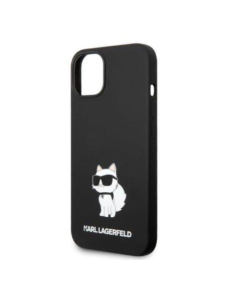 Karl Lagerfeld Silicone Choupette dėklas iPhone 14 Plus - juodas Karl Lagerfeld Silicone Choupette dėklas iPhone 14 Plus - juodas