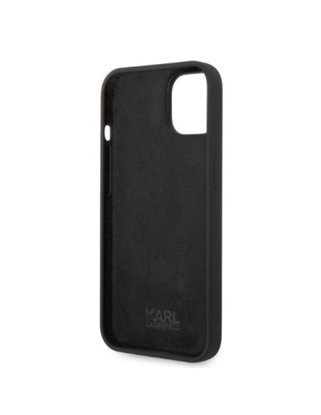 Karl Lagerfeld Silicone Choupette dėklas iPhone 14 Plus - juodas Karl Lagerfeld Silicone Choupette dėklas iPhone 14 Plus - juodas