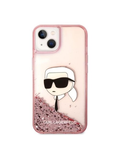 Karl Lagerfeld Glitter Karl& 39 s Head dėklas iPhone 14 - rožinis Karl Lagerfeld Glitter Karl& 39 s Head dėklas iPhone 14 - rožinis
