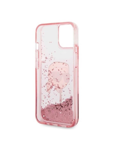 Karl Lagerfeld Glitter Karl& 39 s Head dėklas iPhone 14 - rožinis Karl Lagerfeld Glitter Karl& 39 s Head dėklas iPhone 14 - rožinis