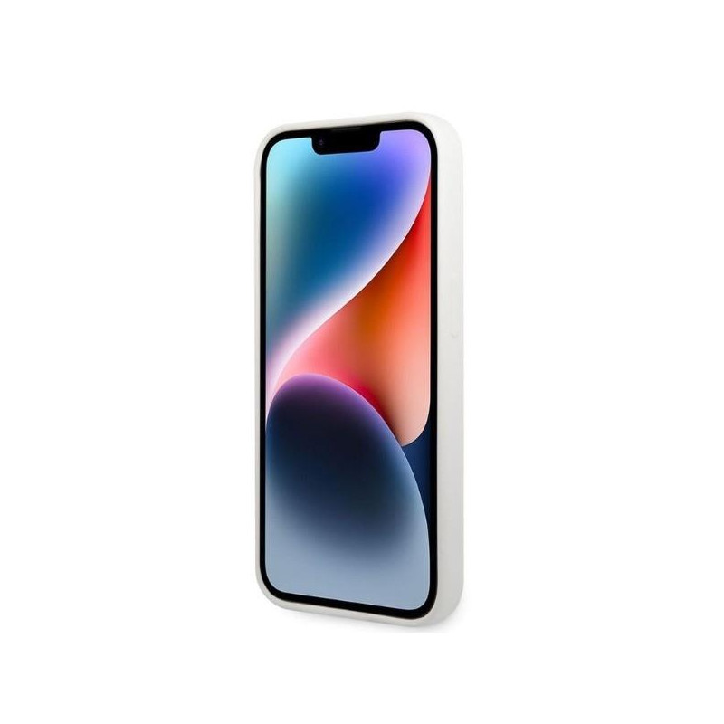 Karl Lagerfeld Silicone Choupette dėklas iPhone 14 Pro Max - baltas