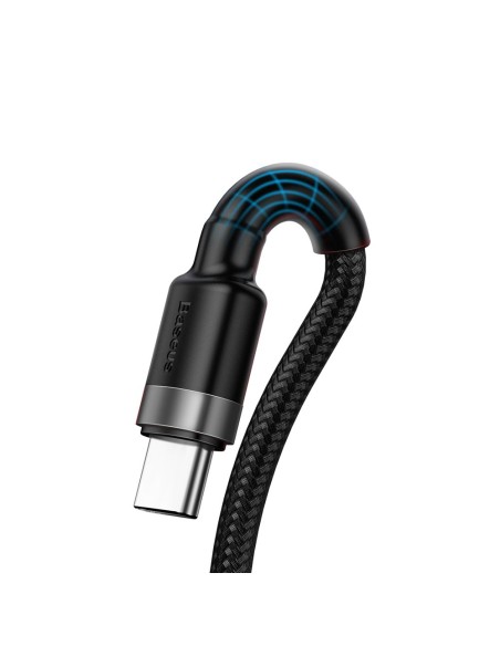 Patvarus USB laidas USB-C 40 W Quick Charge 3.0 QC 3.0 1m pilkai juodas Patvarus USB laidas USB-C 40 W Quick Charge 3.0 QC 3.0 1m pilkai juodas
