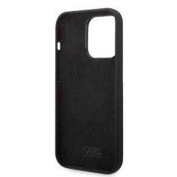 Karl Lagerfeld Silicone Ikonik dėklas iPhone 14 Pro Max - juodas