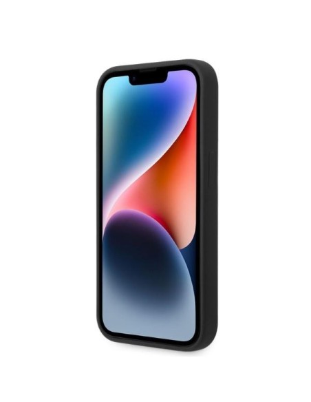 Karl Lagerfeld Silicone Ikonik MagSafe dėklas iPhone 14 Pro - juodas Karl Lagerfeld Silicone Ikonik MagSafe dėklas iPhone 14 Pro - juodas
