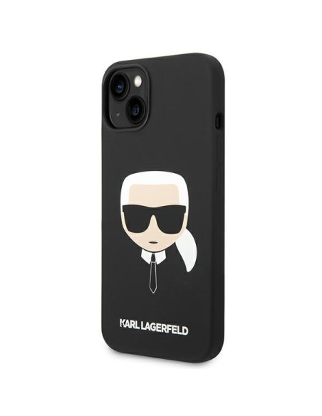 Karl Lagerfeld Silikoninis Karl& 39 s Head MagSafe dėklas iPhone 14 Plus - juodas Karl Lagerfeld Silikoninis Karl& 39 s Head MagSafe dėklas iPhone 14 Plus - juodas