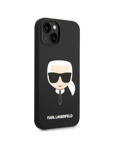 Karl Lagerfeld Silikoninis Karl& 39 s Head MagSafe dėklas iPhone 14 Plus - juodas Karl Lagerfeld Silikoninis Karl& 39 s Head MagSafe dėklas iPhone 14 Plus - juodas