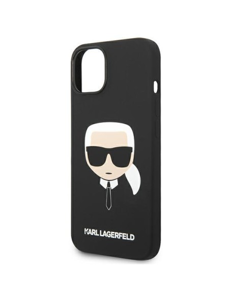 Karl Lagerfeld Silikoninis Karl& 39 s Head MagSafe dėklas iPhone 14 Plus - juodas Karl Lagerfeld Silikoninis Karl& 39 s Head MagSafe dėklas iPhone 14 Plus - juodas