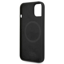 Karl Lagerfeld Silikoninis Karl& 39 s Head MagSafe dėklas iPhone 14 Plus - juodas