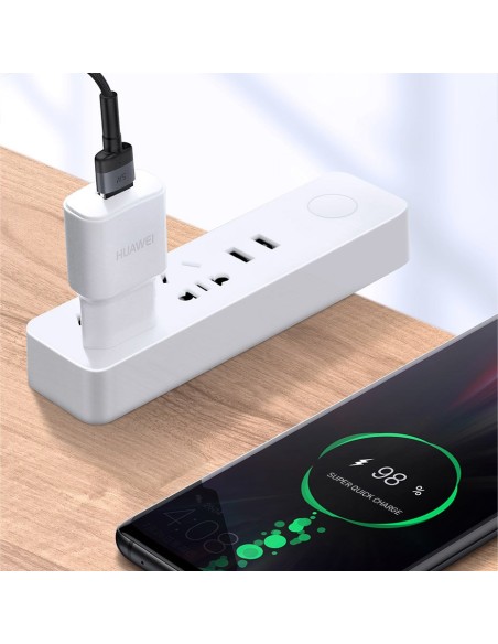 Patvarus USB laidas USB-C 40 W Quick Charge 3.0 QC 3.0 1m pilkai juodas Patvarus USB laidas USB-C 40 W Quick Charge 3.0 QC 3.0 1m pilkai juodas