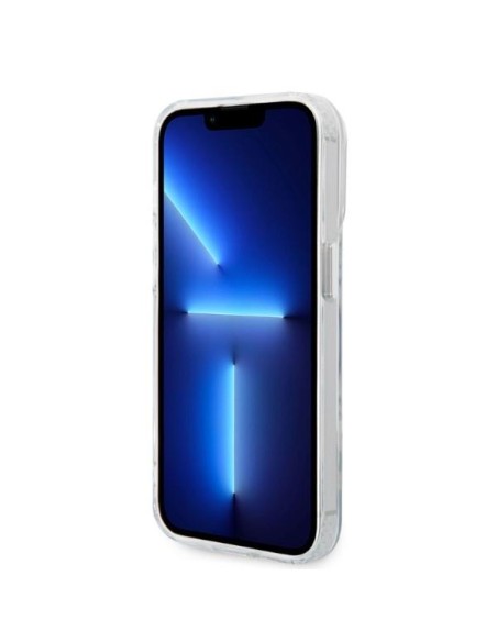 Karl Lagerfeld Iconic Karl&Choupette Magsafe dėklas, skirtas iPhone 14 Pro Max - skaidrus