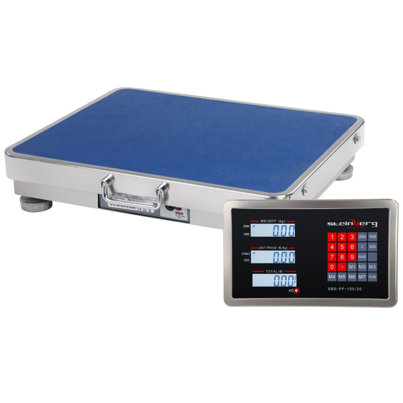 Svorio lagamino platforma belaidis WiFi SBS-PF-A150/20 LCD iki 150kg