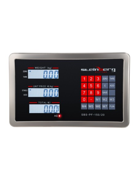 Svorio lagamino platforma belaidis WiFi SBS-PF-A150/20 LCD iki 150kg Svorio lagamino platforma belaidis WiFi SBS-PF-A150/20 LCD iki 150kg