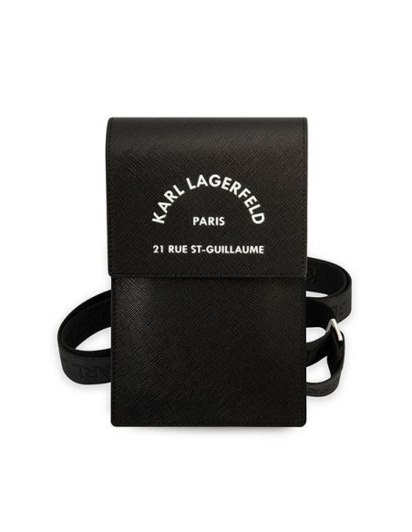 Karl Lagerfeld Embossed RSG rankinė - juoda Karl Lagerfeld Embossed RSG rankinė - juoda