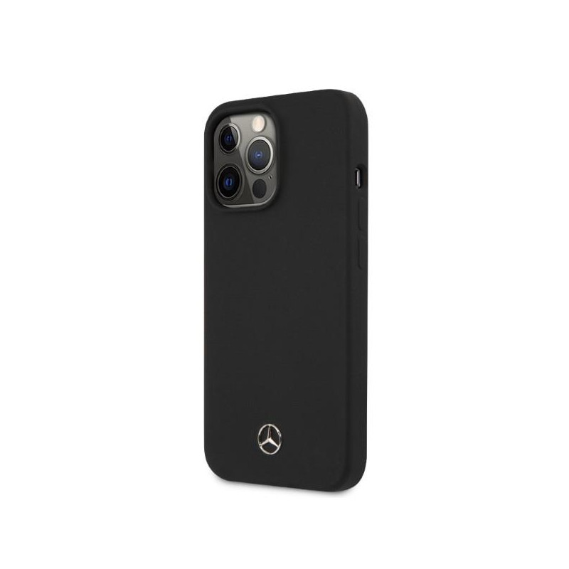 Mercedes Silicone Line MagSafe dėklas iPhone 13 Pro / iPhone 13 - juodas