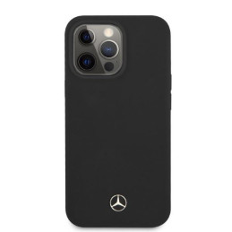 Mercedes Silicone Line MagSafe dėklas iPhone 13 Pro Max - juodas