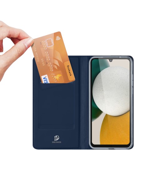 Dux Ducis Skin Pro dėklas, skirtas Samsung Galaxy A34 5G atverčiamas dangtelis kortelės piniginės stovas mėlynas Dux Ducis Skin Pro dėklas, skirtas Samsung Galaxy A34 5G atverčiamas dangtelis kortelės piniginės stovas mėlynas