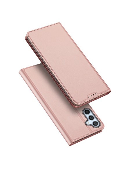 Dux Ducis Skin Pro dėklas, skirtas Samsung Galaxy A54 5G, atverčiamas dangtelis kortelės piniginės stovas, rožinis Dux Ducis Skin Pro dėklas, skirtas Samsung Galaxy A54 5G, atverčiamas dangtelis kortelės piniginės stovas, rožinis