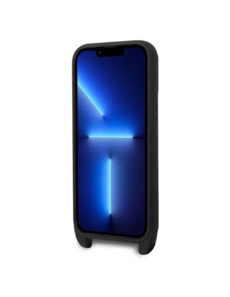 Karl Lagerfeld Monogram Ikonik Patch dėklas iPhone 14 Pro - juodas Karl Lagerfeld Monogram Ikonik Patch dėklas iPhone 14 Pro - juodas
