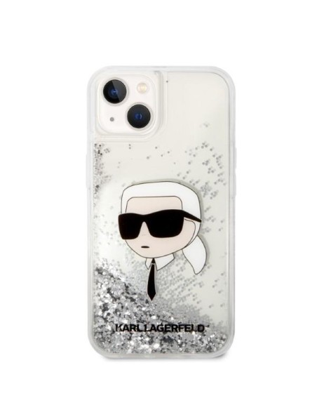 Karl Lagerfeld Glitter Karl& 39 s Head dėklas iPhone 14 Plus - sidabrinis Karl Lagerfeld Glitter Karl& 39 s Head dėklas iPhone 14 Plus - sidabrinis
