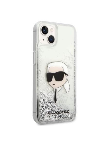 Karl Lagerfeld Glitter Karl& 39 s Head dėklas iPhone 14 Plus - sidabrinis Karl Lagerfeld Glitter Karl& 39 s Head dėklas iPhone 14 Plus - sidabrinis