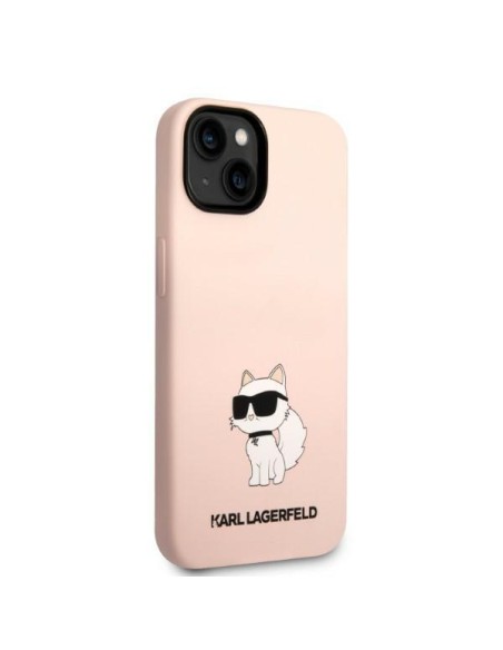 Karl Lagerfeld Silicone Choupette dėklas iPhone 14 - rožinis Karl Lagerfeld Silicone Choupette dėklas iPhone 14 - rožinis