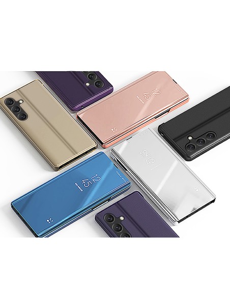 „Clear View“ dėklas, skirtas „Samsung Galaxy A54 5G“ su mėlynu atvartu