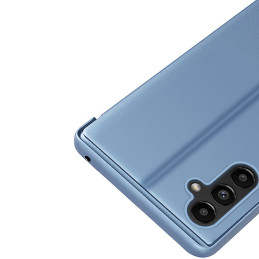 „Clear View“ dėklas, skirtas „Samsung Galaxy A54 5G“ su rožinės spalvos atvartu