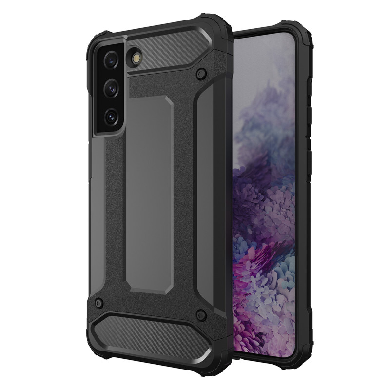 Hybrid Armor dėklas Samsung Galaxy S23 Ultra šarvuotas hibridinis dangtelis juodas Hybrid Armor dėklas Samsung Galaxy S23 Ultra šarvuotas hibridinis dangtelis juodas