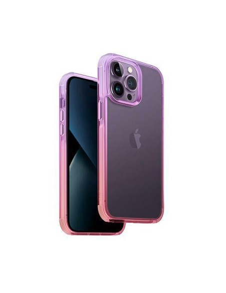 Uniq Combat Duo dėklas, skirtas iPhone 14 Pro Max - alyvinė ir rožinė Uniq Combat Duo dėklas, skirtas iPhone 14 Pro Max - alyvinė ir rožinė