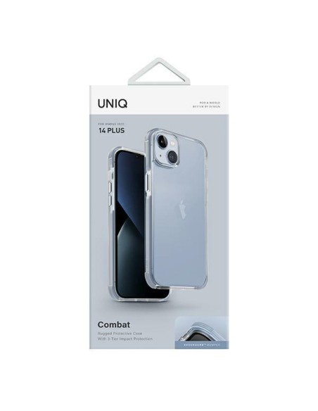 Uniq Combat dėklas iPhone 14 Plus - mėlynas Uniq Combat dėklas iPhone 14 Plus - mėlynas