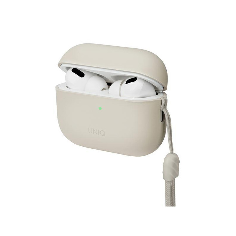 UNIQ Lino dėklas, skirtas AirPods Pro 2 - smėlio spalvos