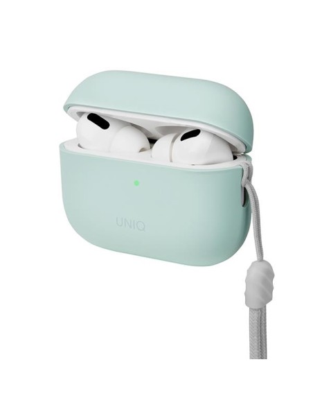 Uniq Lino dėklas, skirtas AirPods Pro 2 - mėtų Uniq Lino dėklas, skirtas AirPods Pro 2 - mėtų