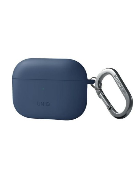 Uniq Nexo dėklas, skirtas AirPods Pro 2 + ausų kabliukai - mėlynas Uniq Nexo dėklas, skirtas AirPods Pro 2 + ausų kabliukai - mėlynas