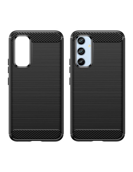 Carbon Case dėklas Samsung Galaxy A54 5G lankstus silikoninis anglies dangtelis juodas Carbon Case dėklas Samsung Galaxy A54 5G lankstus silikoninis anglies dangtelis juodas