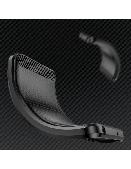 Carbon Case dėklas Samsung Galaxy A54 5G lankstus silikoninis anglies dangtelis juodas Carbon Case dėklas Samsung Galaxy A54 5G lankstus silikoninis anglies dangtelis juodas
