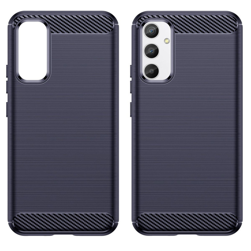 Carbon Case dėklas Samsung Galaxy A54 5G lankstus silikoninis anglies dangtelis mėlynas Carbon Case dėklas Samsung Galaxy A54 5G lankstus silikoninis anglies dangtelis mėlynas