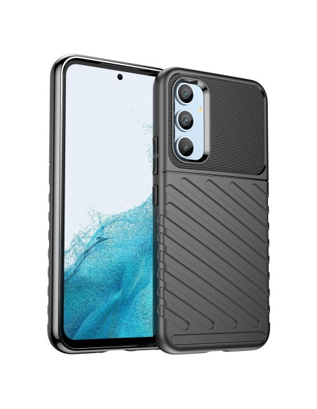 Thunder Case dėklas Samsung Galaxy A54 5G silikoniniu šarvuotu dangteliu juodas
