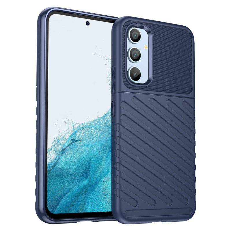 Thunder Case dėklas Samsung Galaxy A54 5G silikoniniu šarvuotu dangteliu mėlynas