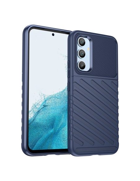 Thunder Case dėklas Samsung Galaxy A54 5G silikoniniu šarvuotu dangteliu mėlynas