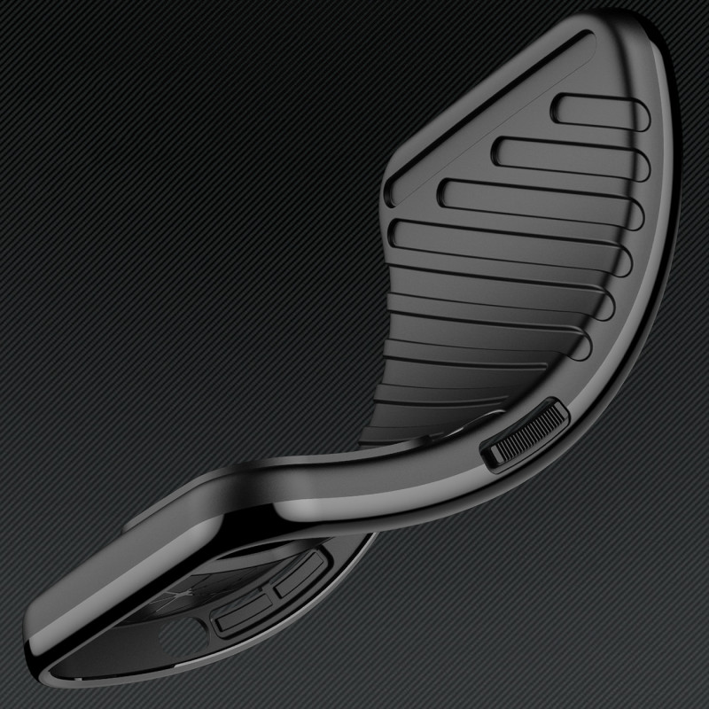 Thunder Case dėklas Motorola Moto G62 5G silikoniniu šarvuotu dangteliu juodas