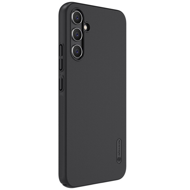Nillkin Super Frosted Shield kietas dėklas, skirtas Samsung Galaxy A34 5G – juodas