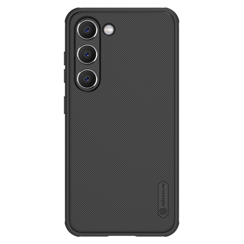 Nillkin Super Frosted Shield Pro dėklas Samsung Galaxy S23 šarvuotas dangtelis + telefono stovas juodas Nillkin Super Frosted Shield Pro dėklas Samsung Galaxy S23 šarvuotas dangtelis + telefono stovas juodas
