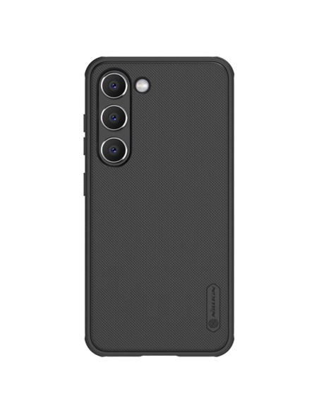 Nillkin Super Frosted Shield Pro dėklas Samsung Galaxy S23 šarvuotas dangtelis + telefono stovas juodas Nillkin Super Frosted Shield Pro dėklas Samsung Galaxy S23 šarvuotas dangtelis + telefono stovas juodas
