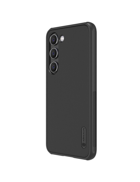 Nillkin Super Frosted Shield Pro dėklas Samsung Galaxy S23 šarvuotas dangtelis + telefono stovas juodas Nillkin Super Frosted Shield Pro dėklas Samsung Galaxy S23 šarvuotas dangtelis + telefono stovas juodas