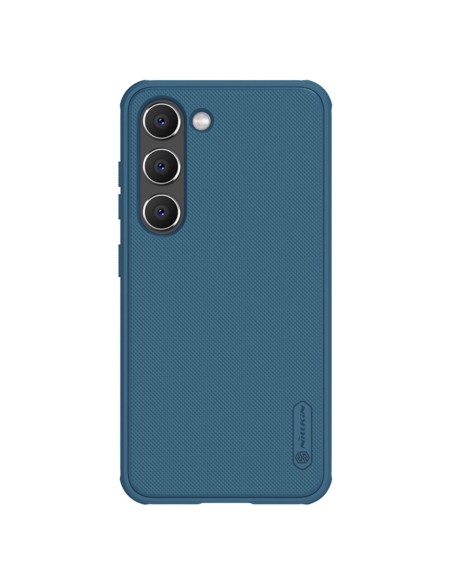 Nillkin Super Frosted Shield Pro dėklas Samsung Galaxy S23+ šarvuotas dangtelis + telefono stovas mėlynas Nillkin Super Frosted Shield Pro dėklas Samsung Galaxy S23+ šarvuotas dangtelis + telefono stovas mėlynas