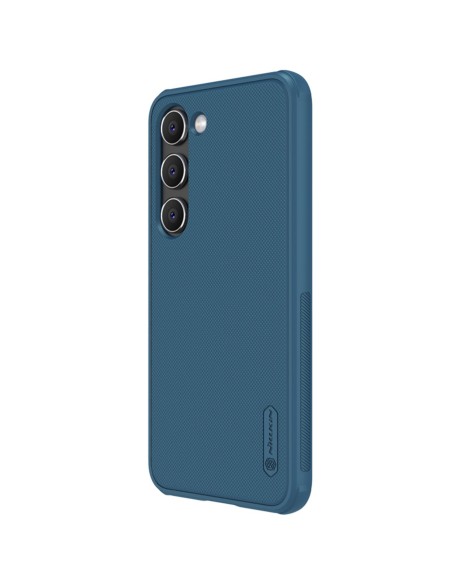 Nillkin Super Frosted Shield Pro dėklas Samsung Galaxy S23+ šarvuotas dangtelis + telefono stovas mėlynas Nillkin Super Frosted Shield Pro dėklas Samsung Galaxy S23+ šarvuotas dangtelis + telefono stovas mėlynas