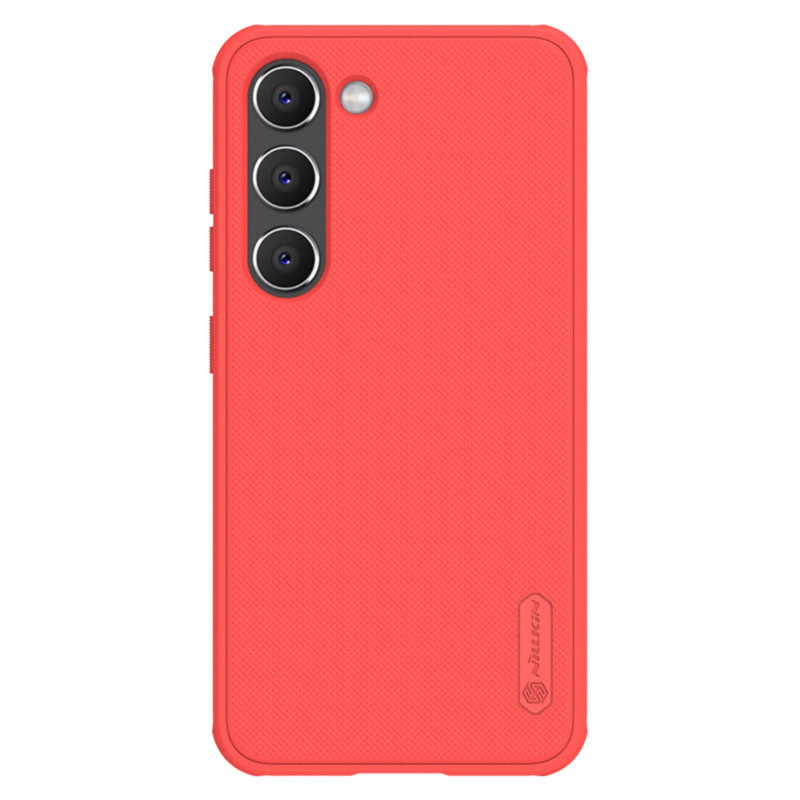 Nillkin Super Frosted Shield Pro dėklas Samsung Galaxy S23+ šarvuotas dangtelis + telefono stovas raudonas Nillkin Super Frosted Shield Pro dėklas Samsung Galaxy S23+ šarvuotas dangtelis + telefono stovas raudonas