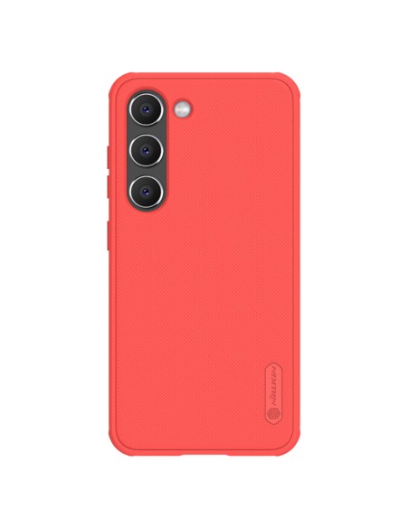 Nillkin Super Frosted Shield Pro dėklas Samsung Galaxy S23+ šarvuotas dangtelis + telefono stovas raudonas Nillkin Super Frosted Shield Pro dėklas Samsung Galaxy S23+ šarvuotas dangtelis + telefono stovas raudonas