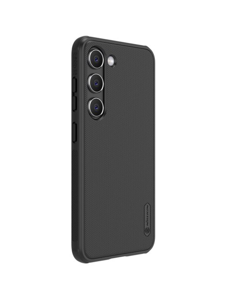 Nillkin Super Frosted Shield Pro dėklas Samsung Galaxy S23+ šarvuotas dangtelis + telefono stovas juodas Nillkin Super Frosted Shield Pro dėklas Samsung Galaxy S23+ šarvuotas dangtelis + telefono stovas juodas