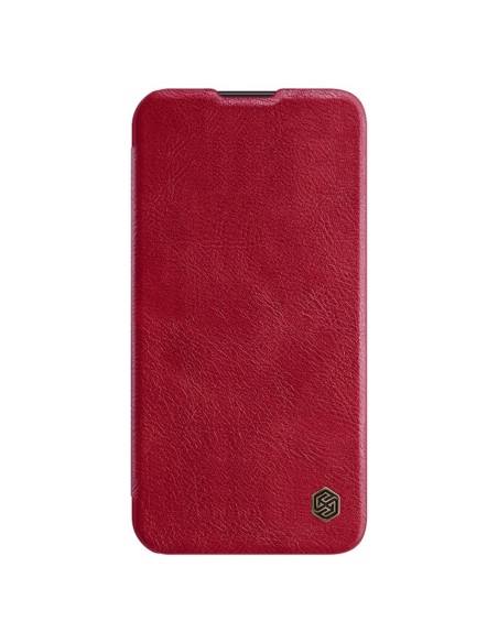 Nillkin Qin Leather Pro Case Dėklas, skirtas Samsung Galaxy S23+ Dangtelis su apverčiama fotoaparato apsauga raudona Nillkin Qin Leather Pro Case Dėklas, skirtas Samsung Galaxy S23+ Dangtelis su apverčiama fotoaparato apsauga raudona